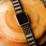 Black American Flag Watch Band
