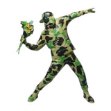 Green Camo Street Sculpture