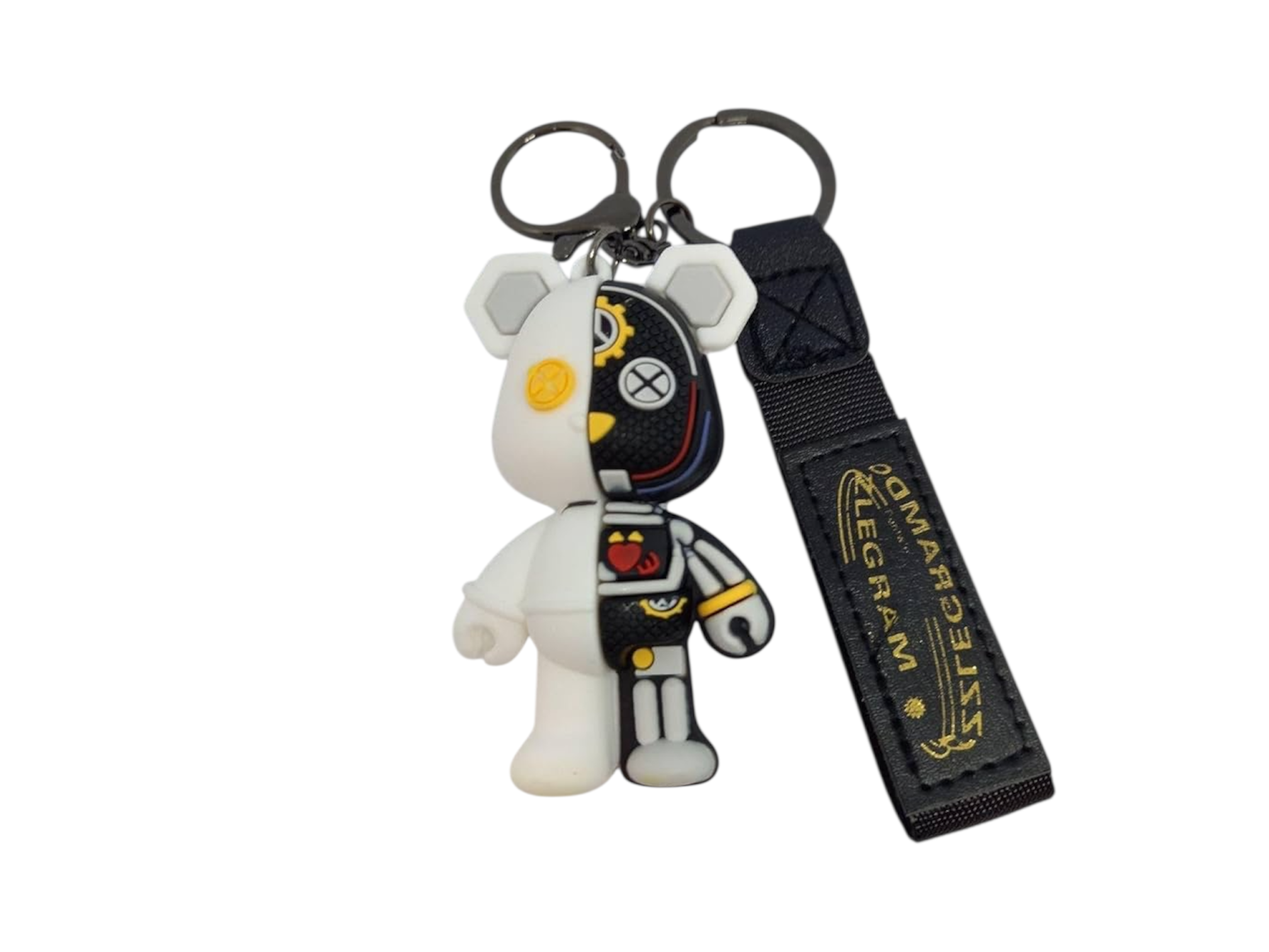 Street Artist Bear Keychain