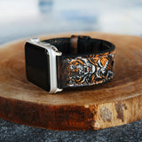 Leather Tiger Watch Band